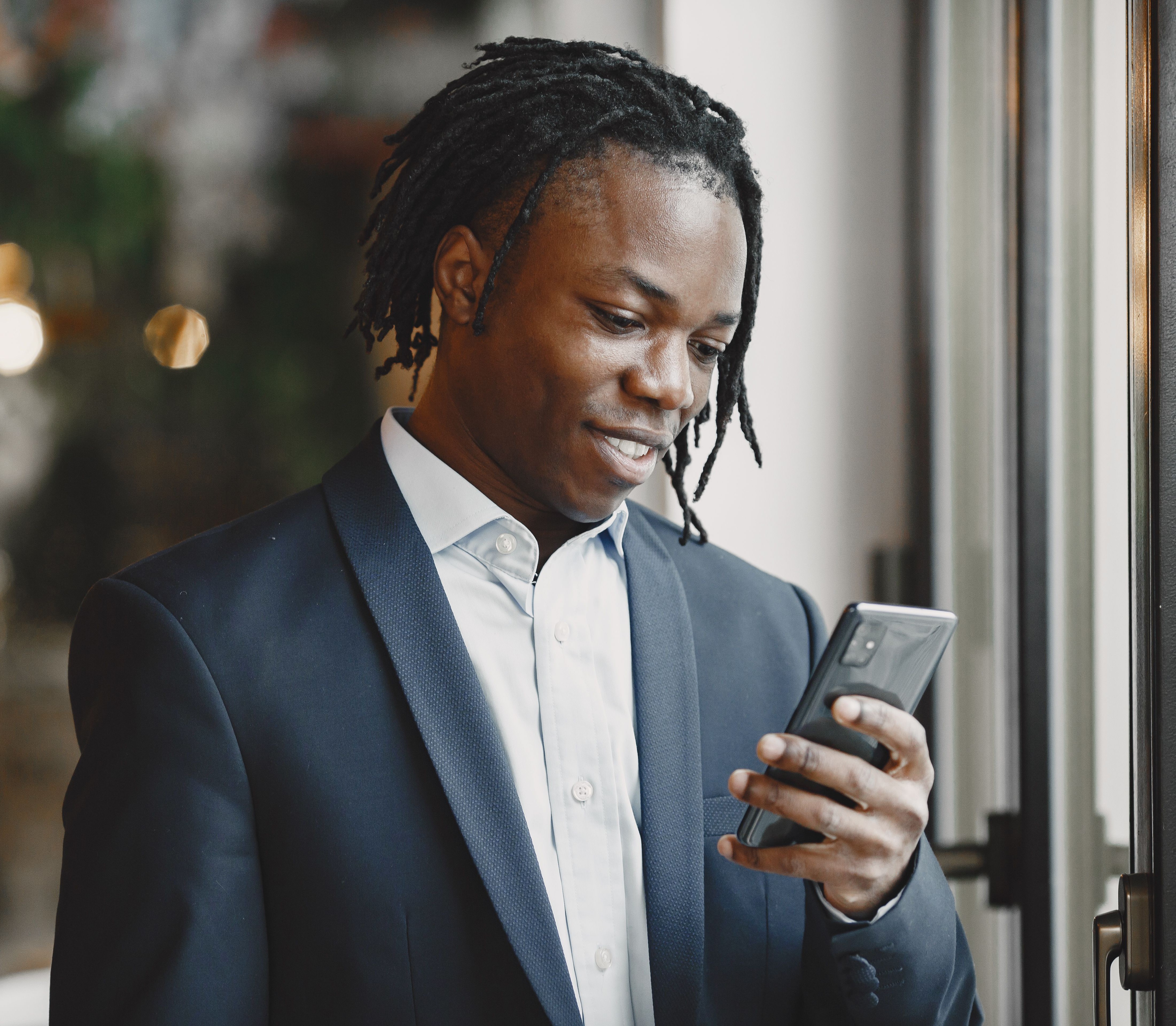 Nigerian business owner using PyPay
